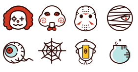 Trick or treat Icons