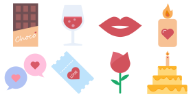 Valentine's Day icon series Icons