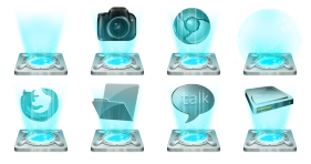 Hologram Dock Icons