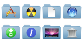 Leopard Folder Replacements Icons