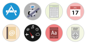 Mac Stock Apps Icons