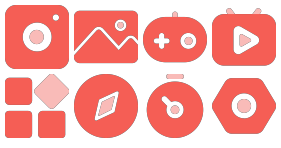 Basic general Icon Icons