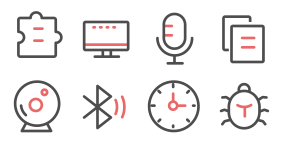 Computer environment detection Icons