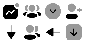 Middle stage - Marketing Icon Icons