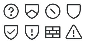 Safety and warning Icons