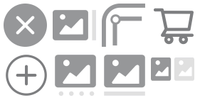 Visual background Icon_ grey Icons