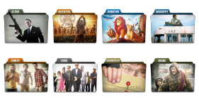 Movie Genres Folder Icons