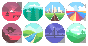 Nature environment Icons