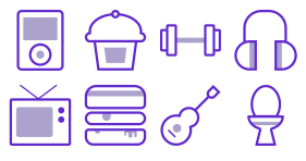 Common household items Icons