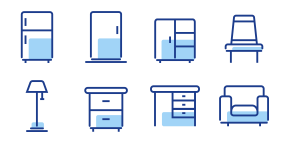 Furniture products Icons