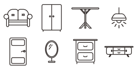 Living furniture Icons