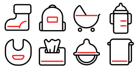 Maternal and infant life Icons