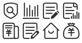 Smart gas platform Icons