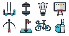 Sports fitness Icon Icons
