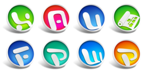Office Round Icons