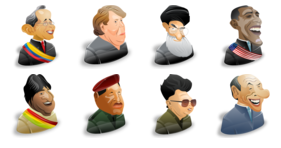 Political Characters Icons