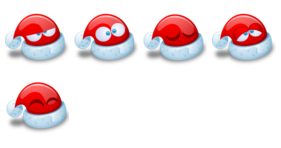 Santa Claus Hat Icons