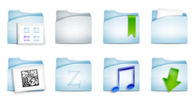 Sky Folder Icons