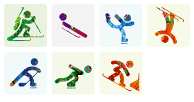 Sochi 2014 Color Icons