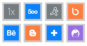 Social Stamps Icons