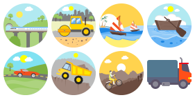 Vehicle color icon Icons