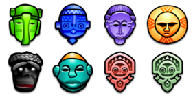 Tribal Masks Icons