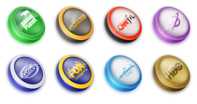 TV Buttons 2 Icons