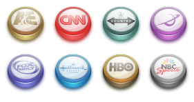 TV Buttons Icons