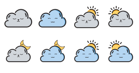 Expression weather Icons