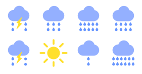 Weather chart Icons