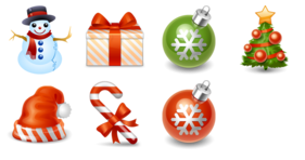 Winter Holidays Icons