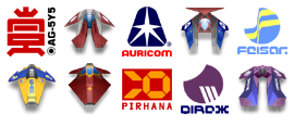 Wipeout 2097 Team Craft Icons