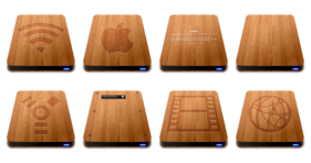 Wooden Slick Drives Icons