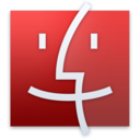 Finder Red Icon