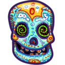 Painted Skull Icon