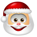 Santa Claus Smile Icon