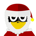 Santa Tux Icon