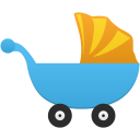 A baby cot Icon
