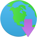 Globe download Icon