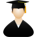 Graduate male Icon