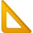 Triangle ruler Icon