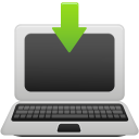laptop download Icon