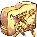 Folder swordaxe Icon