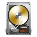 HD OpenDrive Golden Icon