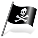 Pirates Jolly Roger Flag 3 Icon