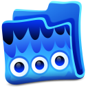 blue folder Icon