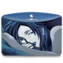 Folder Girl Blue Icon
