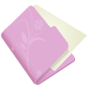 folder flower lila Icon