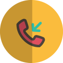incoming call folded Icon