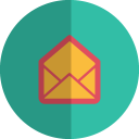 open mail folded Icon